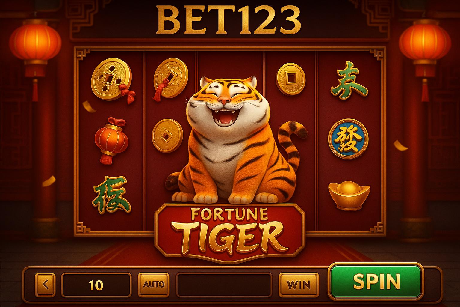 Fortune Tiger é um jogo imperdível no BET123 Casino